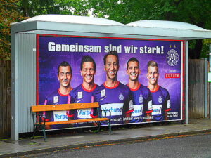 FK Austria Wien-Plakat, Sommer 2012.