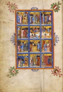 Evangeliar des Johannes von Troppau, 1368. Foto: Österreichische Nationalbibliothek 