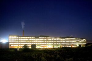 Blick auf den Bau 1 der Tabakfabrik Linz. Foto: Tabakfabrik Linz 