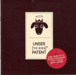 CD-Cover UNSER *WEANA PATENT