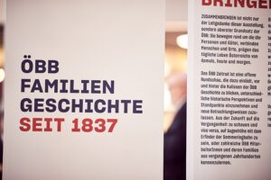 Die ÖBB-Wanderausstellung "Zusammenbringen" macht ab 7. Juli 2018 Station am Wiener Hauptbahnhof. Foto: ÖBB / Marek Knopp