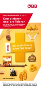 Knapp 50 Freizeitangebote der neuen ÖBB Plus-Angebote 2020 sind flexibel kombinierbar. Foto: ÖBB